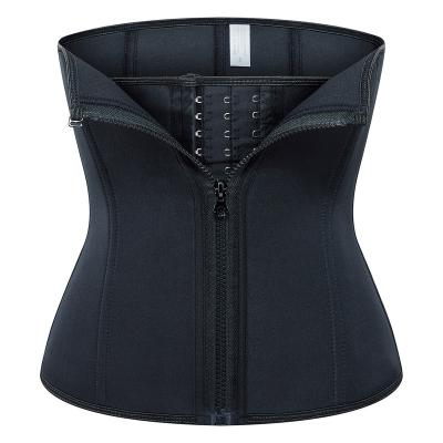 China Custom Logo Neoprene Tummy Waist Trimmer Antibacterial Shaper Belt Waist Trainer for sale