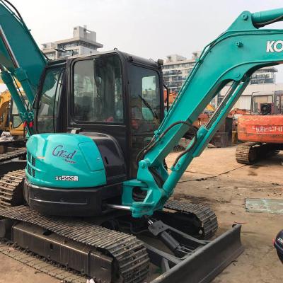 China Construction works original used japan kobelco SK55 mini excavator for sale for sale