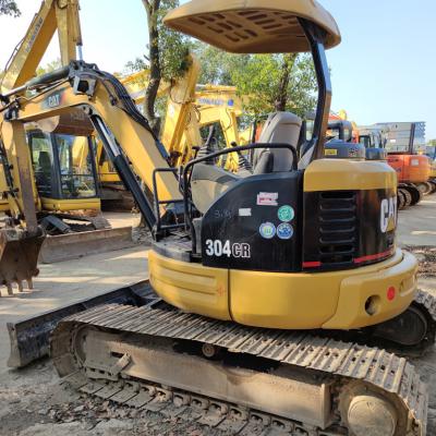 China Construction works Japan Original Cat 304 Used 4 Ton Mini Excavator for sale