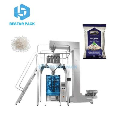 China Full Automatic Food PE Pouch Bag Packing Machine For Long Grain Rice for sale