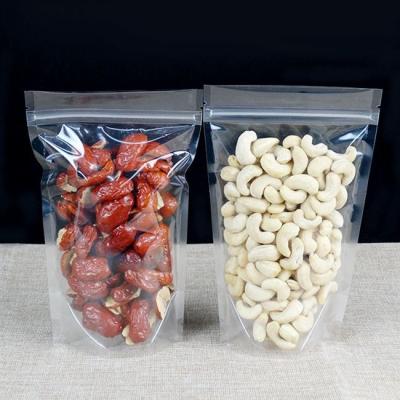 China Transparent Moisture Proof Pockets Mylar Foil Waterproof Convenient Storage Eco-Friendly Recyclable Multicolor Zipper Moisture Proof Pouches for sale