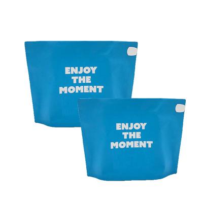 China Hot Selling Moisture Proof Food Grade Ziplock Eco Friendly Packaging Printed Reusable Storage Plastic 3.5G Mylar Slider Bag Child Proof Blue for sale