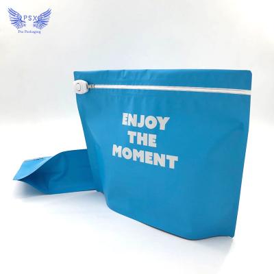 China New Product Printed Storage Mylar Slider 3.5G Blue Child Reusable Zipper Plastic Waterproof Side Heat Seal Moisture Proof Resistant Mylar Bags for sale