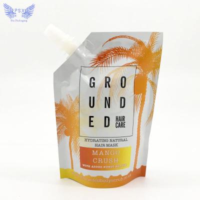 China Safety Hot Selling Eco Friendly Packaging Printed Reusable Storage Holder Up 250ML 500ML Beverage Drinks Spout Pouch Bag for sale