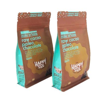 China Flat Bottom Candy Cookies Free Sample Mylar Convenient Storage Eco-Friendly Recyclable Moisture Proof Plastic Zipper Zipper Bag for sale