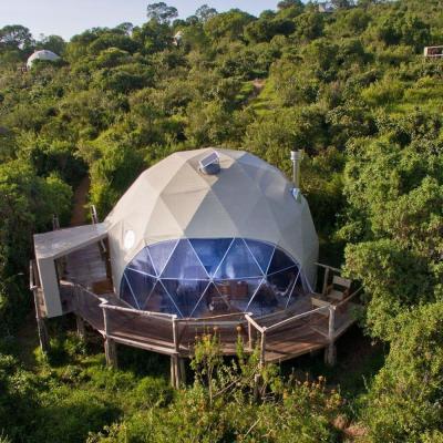 China Luxury Morden Igloo Resort Geodesic Dome Tent Glamping Dome Cambing Dome Licing Dome-05 for sale