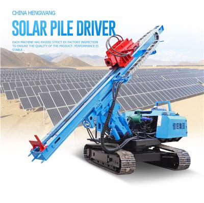 China Hengwang HWL-500R 5m Solar Farms Drop Hammer Ram Hammer Wholesaler for sale