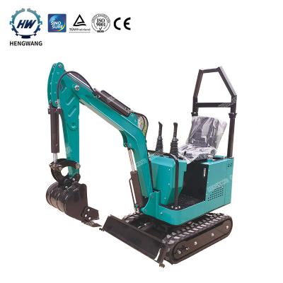 China Cultivate hot sale HW-10 high quality 1ton excavator micro micro excavator smallest mini 1 ton mini excavator for sale