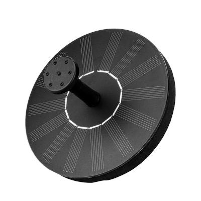 China Contemporary Pond Garden Patio Decor Solar Power Bird Bath Fountain Water Floating Floating Sunlight Powered Park Fountain Solar Garden Fountain for sale