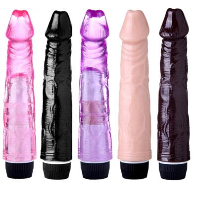 China Vibrator de pene TPE sin escalones pene artificial para mujer en venta