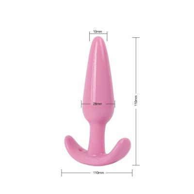 China O sexo anal impermeável brinca cor-de-rosa material/roxo do TPE do silicone do Massager da próstata à venda