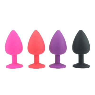 China O silicone AP-01 portátil Jeweled brinquedos adultos alegres anais da tomada da extremidade de Chastity Anal Plug Adult Toy para homens à venda