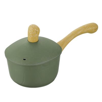 China Sustainable Pan Milk Pot Butter Chocolate Melted Nonstick Heating Pan Milk Baby Food Pot With Pour Spouts Season All-Season for sale