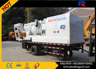 China Diesel-Generator-Betonmischer-LKW-Pumpe weiße Farbe S Rohr-Ventil-380V zu verkaufen
