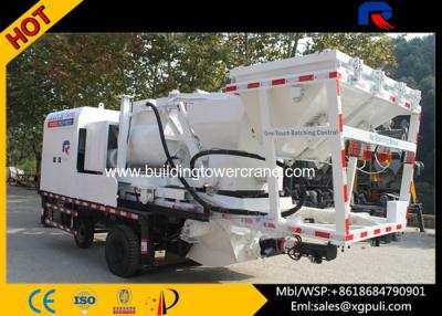 China 12600kg Gewicht Hydraulische Betonmischpumpe LKW mit Doppel Shaf zu verkaufen