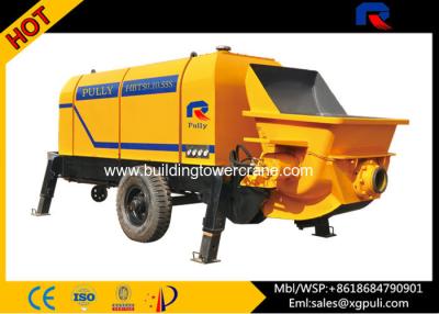 China High Efficiency Portable Cement Pump , Electric Concrete Mixer PLC Control for sale