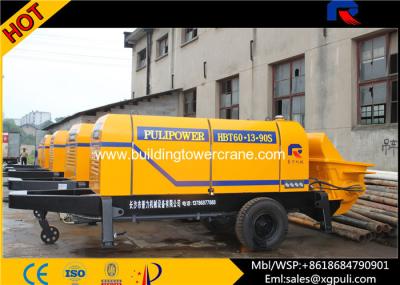 China 13 Mpa Outlet Pressure Electric Concrete Pump Filling Height 1400mm for sale