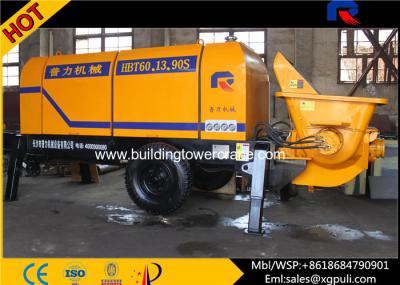 China Mini Electric Concrete Pump 4.5 tons Weight 0.6M3 Hopper Capacity for sale