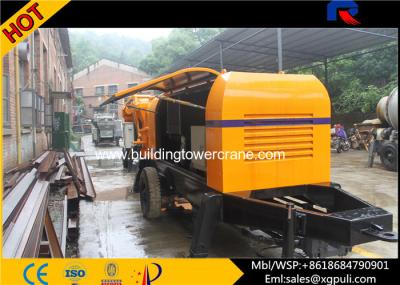 China Bomba inmóvil concreta portátil, volumen de la tolva del remolque 0.6M3 del mezclador de cemento en venta