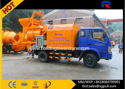China Hydraulische Beton-LKW mit Pumpe, Zementmischung Maschine 100kw Generator zu verkaufen