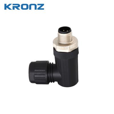 Κίνα M12 Sensor Connector Angle Screw Waterproof IP67 κυκλικοί συνδετήρες 5-pin A Κώδικας προς πώληση