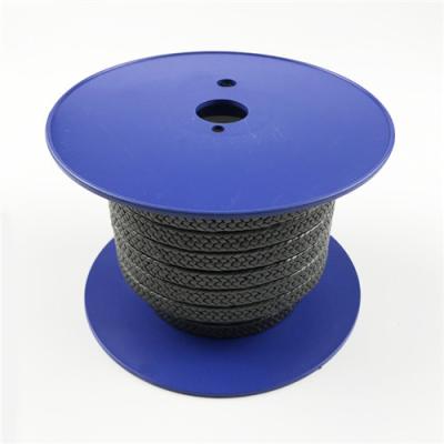 China Cuerda da alta temperatura de la fibra de carbono de la cuerda 600N el 100m del casquillo de empaquetadura de la resistencia en venta