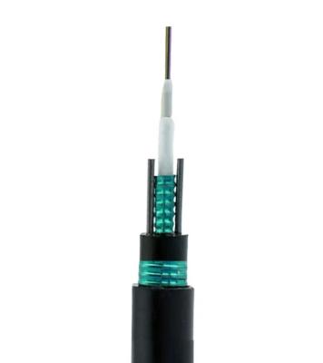 China Outdoor Fiber Optic Cable GYXTW 53 Fiber Optic Cable 2-12 Core Single Mode Armored Fiber Optical Cable for sale
