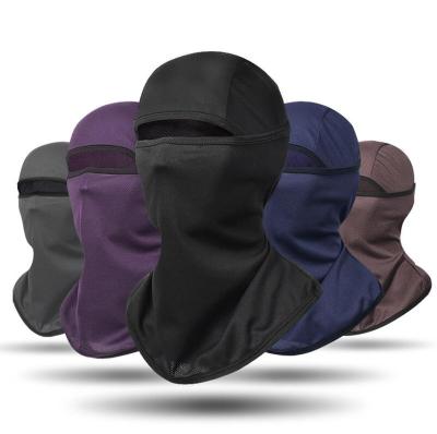 China Breathable Outdoor Breathable Quick Dry Absorb Recycling Mask Sweat Suncreen Full Hoods Airsoft Army Ski Hat CS Tactical Face Masks Anti-UV for sale