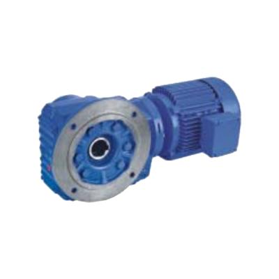 China Building Material Shops K Series Helical-Bevel Geared Motor Gearbox Helical Speed Reducers With Flange Hollow Shaft for sale