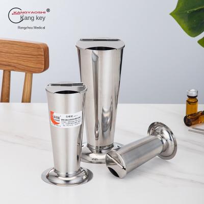 China Traditional Medical High Quality Stainless Steel Tweezers Cylinder With Cover for sale