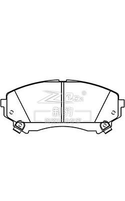 China Cadillac 2010-2011 CTS Ceramic Brake Pad Front D1331 , 25958115 for sale