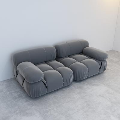 China NEW MODEL Camaleonda 2 Seater Gray Velvet Convertible Fabric Sofa Sofa Set Luxury Lounge Furniture for sale