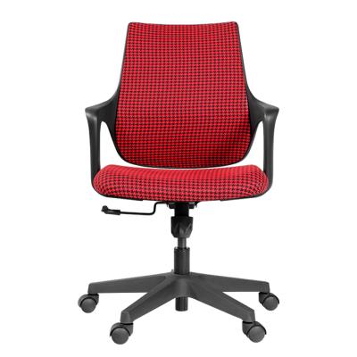 China (Size) Hot Selling Adjustable On The Line Mid-Back Swivel Chair Price Blue Mesh Office Chair Computer Desk Chair for sale