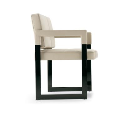 China Black Aster Steel Frame Leather Chair Leather Chair for sale
