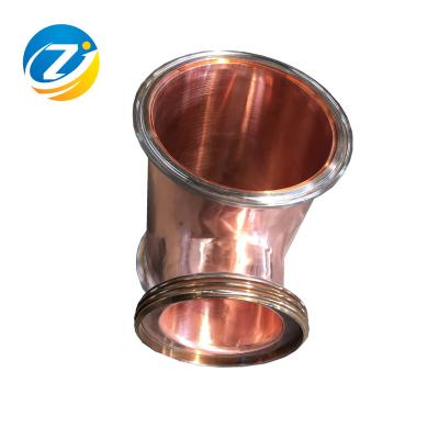 China Copper plate moonshine distillery distillation dephlegmator for sale