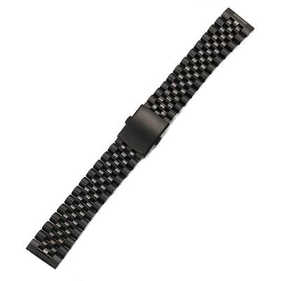 China RTS 316L Stainless Steel Quick Release Bar 20mm 22mm Jubilee Watch Band Strap Eco-Friendly Solid 24mm Black Quick Release Strap Bracelet for sale