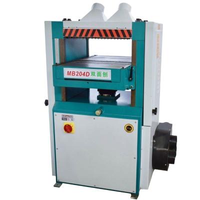 China Building Material Shops Surface Treatment Double Sided Planer Solid Wood High Speed Planing Machine for sale