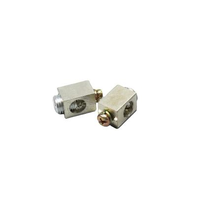China Cable Junction Power Terminal Single Pin Copper Pole Switch Power Cord Square Welded Copper Terminal for sale