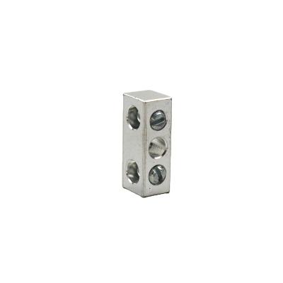 China Double Barrel Connecting Hook Screw Terminals 250MCM-6AWG Aluminum Mechanical Hook for sale