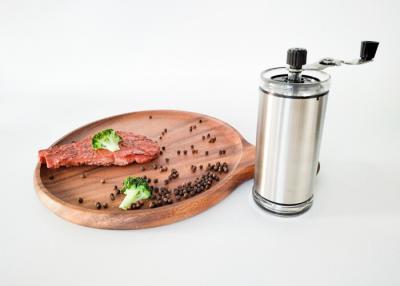 China Rotable Pull Rod Stainless Steel Salt Pepper Grinders for Gourmet Cooking for sale