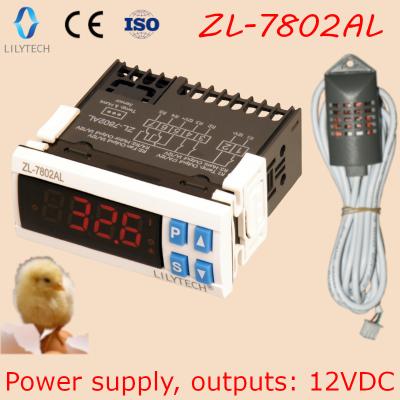 China ZL-7802AL, 12VDC Input and Output Controller for Farms, 12v Incubator, Lilytech, Temperature and Humidity Controller for Incubator for sale
