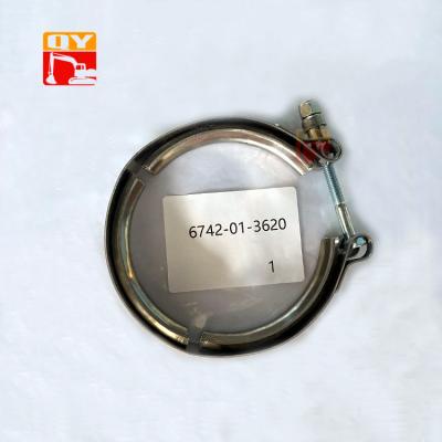 China ENGINE SAA6D107E-2 SAA6D114E-2 Excavator Engine SAA6D114E-3 Clamp 6742-01-3620 Turbocharger Flange for sale