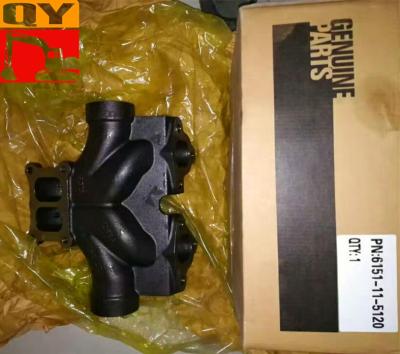 China Construction works 6D125 miscellaneous parts 6151-11-5120 pc400-7 exhaust center exhaust for sale