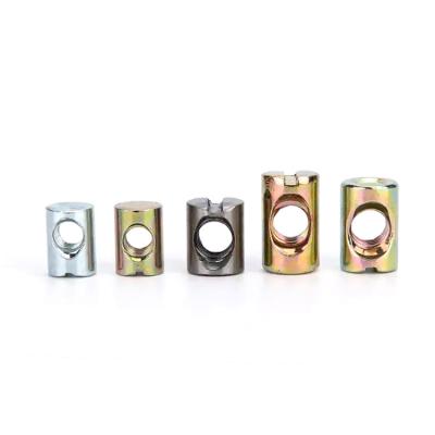 China Chrome Plated Sleeve Barrel Nut M5 M6 M8 M10 Imperial Measurement System for sale