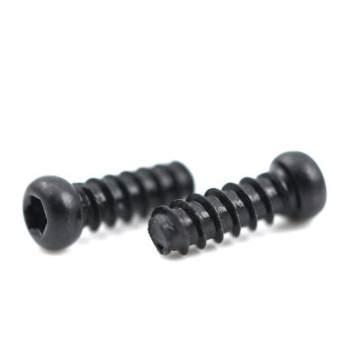 China Bronze Black Zinc Plated Torx Round Head Micro Screw M2/M2.5 Finish Black Oxide for sale
