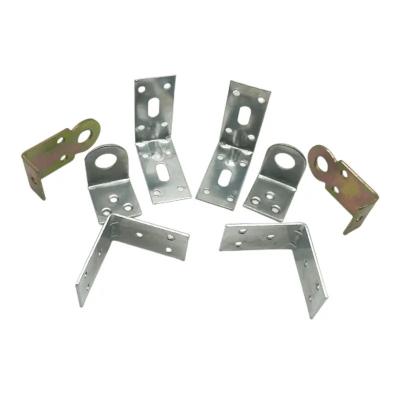 China Powder Coated Screw fixed Curtain Wall Anchors Aluminum Alloy 90 Degree for sale