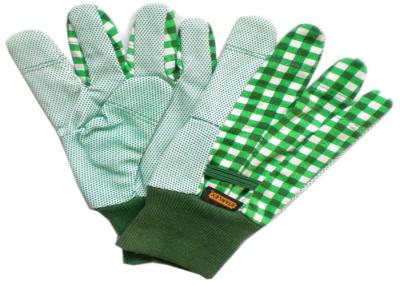 China Modelos hermosos de trabajo de los guantes del taladro del algodón que cultivan un huerto con la muñeca de punto en venta
