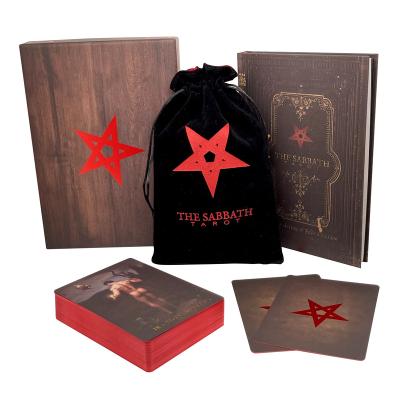 China Gold Foil Tarot Oracle Cards Pack Customizable Printing Full Paper Fashion Set for sale