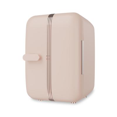 China Portable Car Use Or Home Use Car And Home Use Mini Refrigerator 12V DC 110V/220VAC 9L Cosmetic Refrigerator for sale