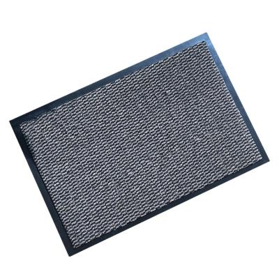 China Washable Anti-Slip Durable PVC Mat Striped Entrance Door Mat for sale